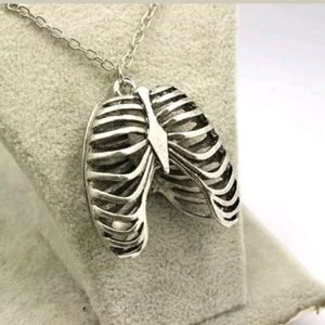 Last one ⭐3d ribcage necklace